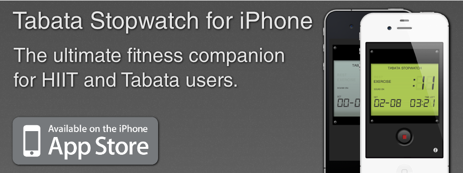 Parabolic River Slider for Tabata Stopwatch for iPhone